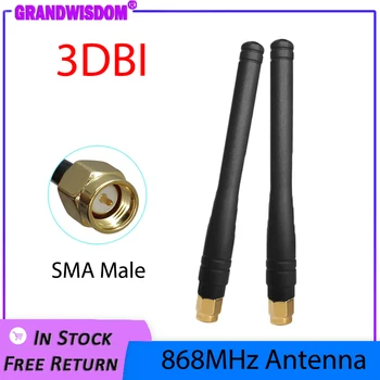 868MHz 915MHz lora 3dbi Antenna SMA Male Csatlakozó GSM 915 MHz-868 SOK antenna kültéri jelerősítő antenne vízálló Lorawan