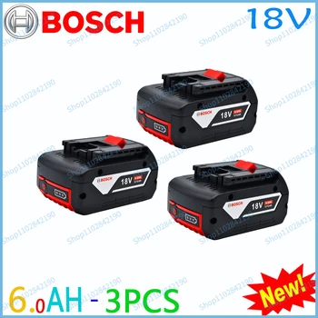 Bosch a 18V 6.0 AH lítium akkumulátor ÁKT-ütvecsavarozó elektromos fúró sarokcsiszoló GDBHGSR akkumulátor töltő