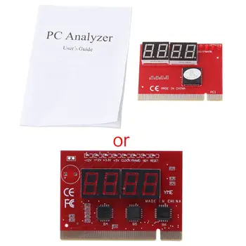 Új Számítógép PCI képeslap Alaplap LED 4-Jegyű Diagnosztikai Teszt PC Analyzer
