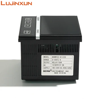 LUJINXUN PID Hőmérséklet-szabályozó Termosztát PID/Adó 4-20 MA Kimeneti K típusú Bemenet LCD Digitális Kijelző 0-400C