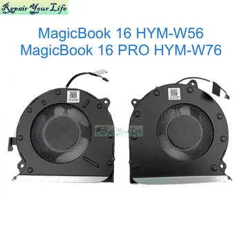 Laptop CPU-GPU Hűtés Ventilátor Megtiszteltetés MagicBook 16 HYM-W56 W5651 16 PRO HYM-W76 Notebook PC Hűtő Radiátor NS85C57 NS85C58 20D09