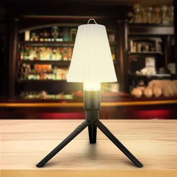 Mini Kemping Lámpa állvánnyal Lámpaernyő Lógó Lámpa Nagyítható Tábor Fény C-Típusú Rechagreable Lámpa Szabadban Túrázás