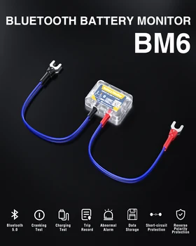 Vezeték nélküli Bluetooth 4.0 Akkumulátor 12V Monitory BM6 Autó Akkumulátor állapotfelmérés ALKALMAZÁS Ellenőrzése az Akkumulátor Teszter Android IOS Forró