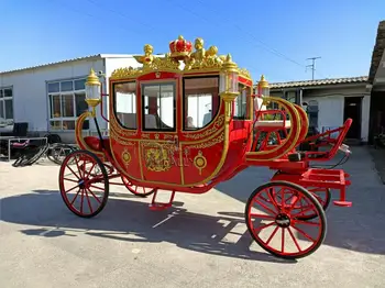 Új Elegáns Princess Lovas Kocsit Királyi Luxus Esküvői Hintó Esküvő, Bécsi Kocsi Új Elegáns Princess Lovas Kocsit Királyi Luxus Esküvői Hintó Esküvő, Bécsi Kocsi 5