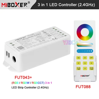 Miboxer 12V 24V Max15A DMX512 RGB/RGBW/RGBCCT 3 in 1 LED Szalag Vezérlő 2.4 G RF Távvezérlő kapcsolja ki a fény időzítés Lámpa Szalag Dimmer Miboxer 12V 24V Max15A DMX512 RGB/RGBW/RGBCCT 3 in 1 LED Szalag Vezérlő 2.4 G RF Távvezérlő kapcsolja ki a fény időzítés Lámpa Szalag Dimmer 5