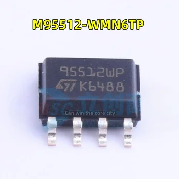 10 db Új importált eredeti M95512-WMN6TP 95512WP SOP 8-as patch memória chip IC helyszínen