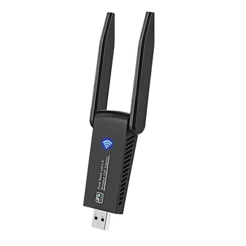 Wifi Vezeték nélküli Hálózati Kártya vezető nélküli Hálózati Kártya USB 3.0 1300M Adapter AC1300 A Antenna, Laptop, PC Mini Dongle