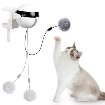 Kisállat Játék Elektromos Automatikus Emelés Puzzle labda játékok macska interaktív Teaser Játékok gumicsontot a macska kellékek