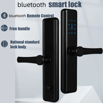 Elektronikus Zár bluetooth WIFI TTlock App Smart Touch Screen Lock Digitális Kód Billentyűzet Home Hotel Apartman