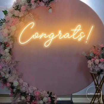 Nagy neonreklám Mr & Mrs Recepció, Esküvői Dekoráció, Esküvői Ajándékok LED Rugalmas Neon Lámpa Jel Mérete 100cm