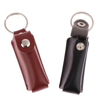 USB-Ügy Védő Táska Hordozható Zsebében Bőr kulcstartó Usb Flash Meghajtó