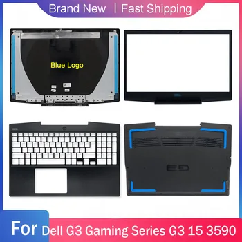 Új Alsó Esetben A Dell Inspiron G3 15 3590 3500 P89F Laptop hátlap Előlapot Palmrest Felső Zsanér Hátsó Fedél Fekete 03HKF