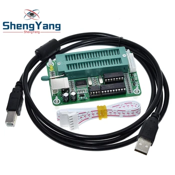 1SET ShengYang PIC Mikrokontroller USB Automatikus Programozás Programozó K150 + ICSP Kábel