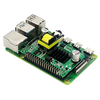A Raspberry Pi 4B POE Modul Power Over Ethernet IEEE 802.3 Af Standard Kapcsoló POE Kalapot A Raspberry Pi 4 Modell B/3B+
