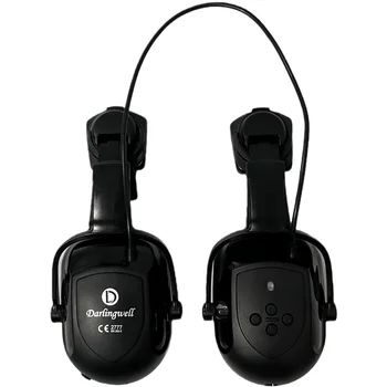 Bluetooth készült fülmelegítő Sisak Típusú Munka Fül Védő sisakot Típus CE EN352-3 hallásvédő Zene Hívás