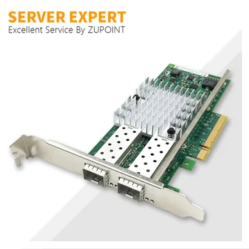 ZUPOINT X520-DA2 10Gbps Dual Port PCI-E E10G42BTDA Ethernet Server Adapter Hálózati Kártya