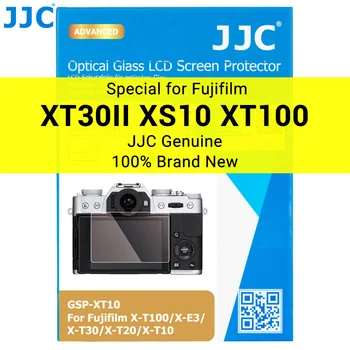 JJC képernyővédő fólia Edzett Üveg Fujifilm X-T30II X-S10 X-T30 X-T10 X-T20 X-E3 Kamera LCD Képernyő Fedél Anti-scrach